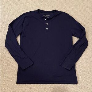 Crewcuts Dark Blue Long Sleeve Henley